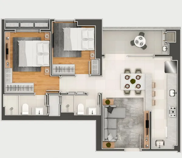 Apartamento para venda no bairro Tabuleiro em Camboriú